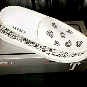 Trooper America Bandana slippers white
